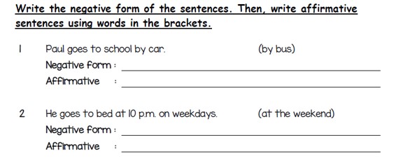 Sentence Structure